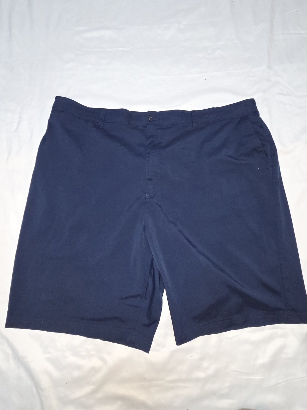 Men's Flat Front Navy Shorts